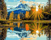Painting by Numbers Sun Reflection