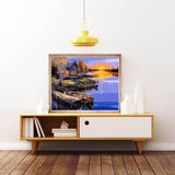 Paint by Numbers Log Cabin by The Lake