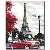 Painting by Numbers Paris Eiffeltum Convertible