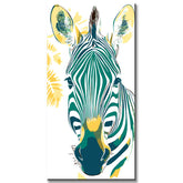 Painting by Numbers Zebra Green