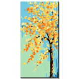 Painting by Numbers Yellow Flowers