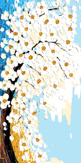 Painting by Numbers White Bleeds
