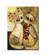 Painting by Numbers Cat and Tomcat in Love