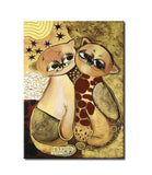 Painting by Numbers Cat and Tomcat in Love