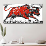 Painting by Numbers Bull Bull