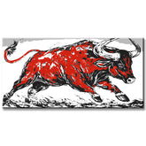 Painting by Numbers Bull Bull