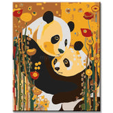 Paint by Numbers Panda Sleeping Bag