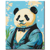 Painting by Numbers Panda in Suit