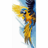 Paint by Numbers Parrot in Flight Animal Art