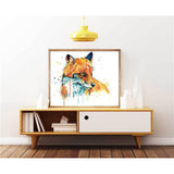 Painting by Numbers Fox Animals Modern Animal Art Painting