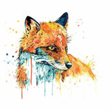 Painting by Numbers Fox Animals Modern Animal Art Painting