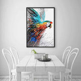 Paint by Numbers Parrot Portrait Modern Animal Art Painting