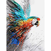 Paint by Numbers Parrot Portrait Modern Animal Art Painting