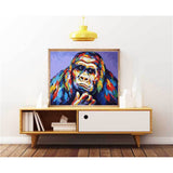 Paint by Numbers Monkey Gorilla Modern Animal Art