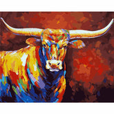 Painting by Numbers Bull Modern Animal Art 2