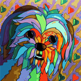 Painting by Numbers Little Dog Modern Animal Art