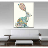 Painting by Numbers Colorful Brown Hare Animal Art