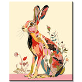 Painting by Numbers Brown Hare Animal Art