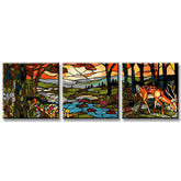 Paint by Numbers triptych Pano-001-3T