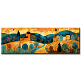 Painting by Numbers Panoramic Village Landscape