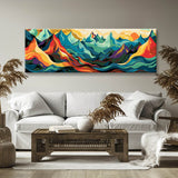 Painting by Numbers Panorama Artistic Mountain Landscape I