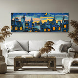 Painting by Numbers Panorama Above The Houses of Paris