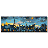 Painting by Numbers Panorama Starry Night Paris
