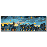 Painting by Numbers Panorama Starry Night Paris