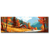 Painting by Numbers Panorama Autumn in Mountain Landscape II