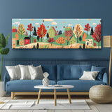Painting by Numbers Panorama Landscape Folk Art I