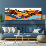 Painting by Numbers Panorama Colorful Fields
