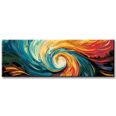 Painting by Numbers Panorama Color Swirl I