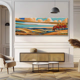 Painting by Numbers Panoramic Summer Landscape