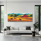 Painting by Numbers Panoramic Farm Landscape