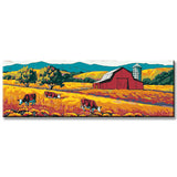 Painting by Numbers Panoramic Farm Landscape