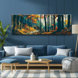 Painting by Numbers Panoramic forest Path
