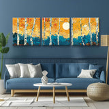 Paint by Numbers triptych Pano-076-3T