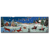 Painting by Numbers Panorama Happy Winter Village