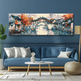 Painting by Numbers Panorama Chinese Village on The River  I