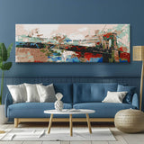Painting by Numbers Panorama Abstract Brooklyn Bridge
