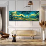 Painting by Numbers Panoramic Mountain Landscape with Moon