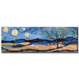 Painting by Numbers Panorama Starry Night Landscape I