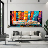 Painting by Numbers Panorama Abstract The Open Book