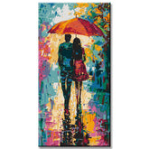 Painting by Numbers Panoramic Couple Under The Umbrella