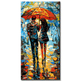 Paint by Numbers Panorama Love under the Umbrella