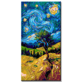 Painting by Numbers Panoramic Church with Sun with Tiffany Style