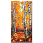 Painting by Numbers Panorama Birch forest in Summer II