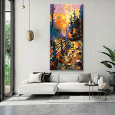Painting by Numbers Panoramic Hiking Trail in The forest I