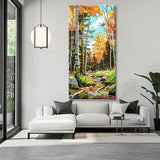 Painting by Numbers Panoramic Hiking Trail in The forest II