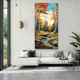 Painting by Numbers Panoramic Hiking Trail in The forest III